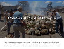 Tablet Screenshot of oaxaca-mezcal.com